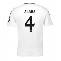 Pánský Fotbalový dres Real Madrid David Alaba #4 2024-25 Domácí Krátký Rukáv